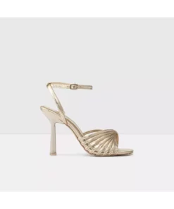 لایلهتری - صندل پاشنهبلند مجلسی زنانه طلایی برند Aldo - 817832374