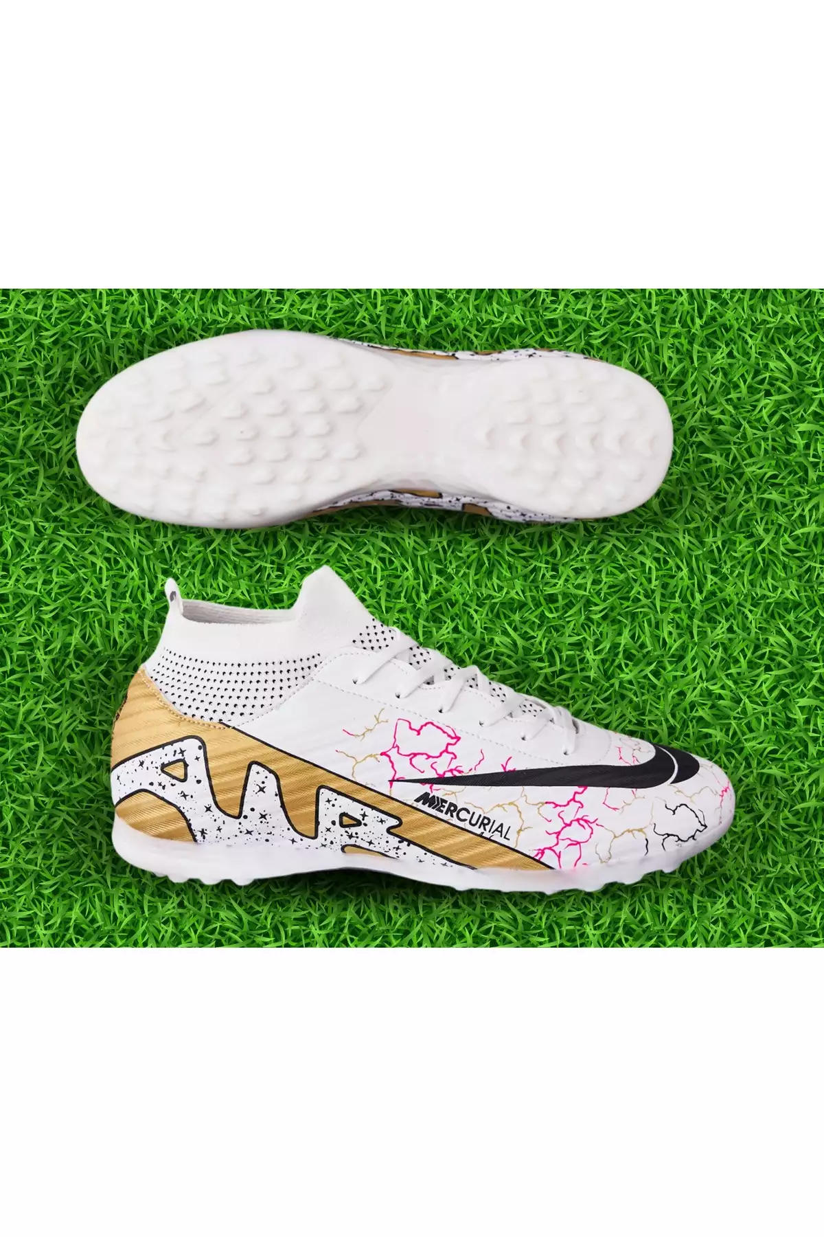 کفش فوتبال با جوراب مرگوریا برای بزرگسالان و کودکان، مناسب برای چمن و زمینهایSynthetic برند VİTUS - 928080086