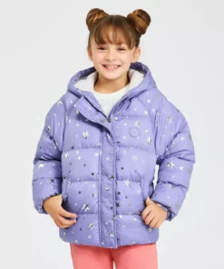 کوتاه پد دار بیرونی بزرگ دخترانه رنگ بنفش روشن mont SK232042-816 برند Skechers - 863341801