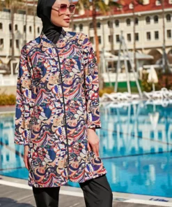 مایو کامل و پوشیده زنانه رمسا با شناسه R4608 نُرپری برند Remsa Mayo - 829235334