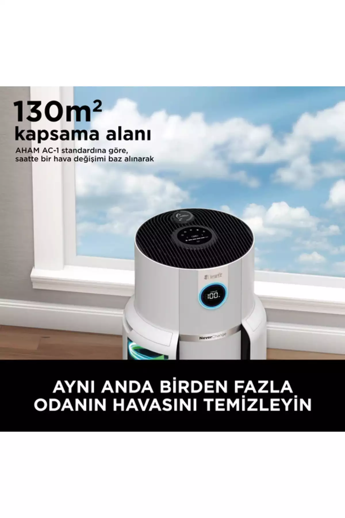 دستگاه تصفیه هوای سنس IQ Neverchange5 - فیلتر با عمر حداکثر 5 سال - مدل HP300EU - برند شارک نینجا برند Shark - 892048742