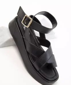 صندل زنانه مشکی 20588 برند SOHO - 929562985