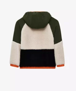 کاپشن پسرانه نوع شرت کاپی و خزدار Haki مدل SK2520045-1629 برند Skechers - 1044124025