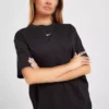 تیشرت ورزشی آستین بلند آزاد با طراحی نشانه برند، رنگ مشکی برند Nike - 375122407