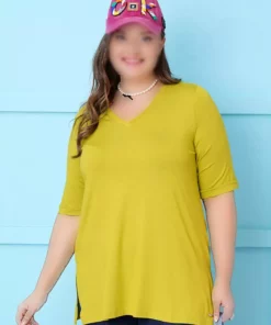 تیشرت پایه با لوگوی V-yaka برند Büyük Moda - 872880481