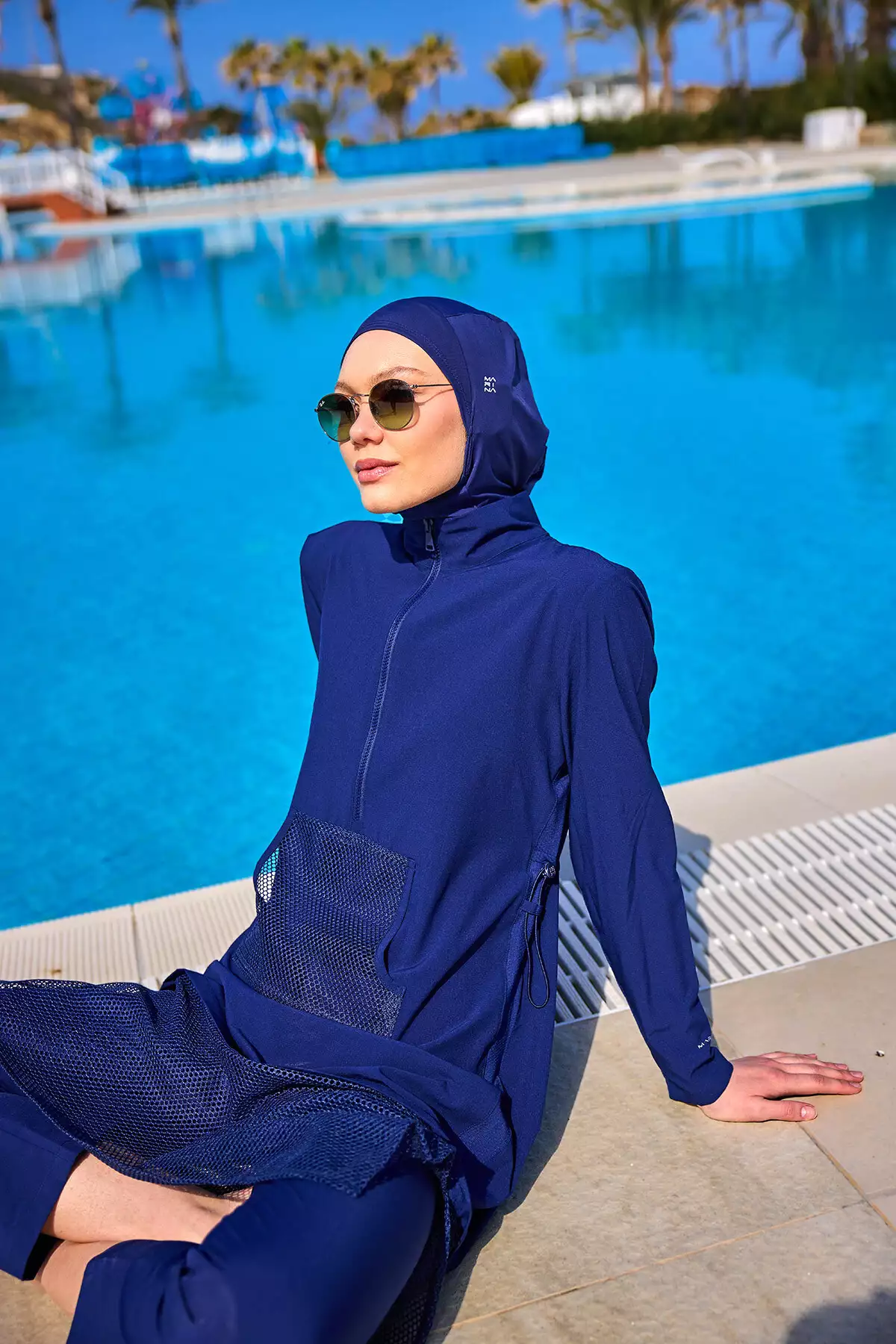 ماهیگیر تمام پوشیده لاکیورت - ضد آب، با محافظت UPF50+ - M2508-2 برند Marina - 986014350