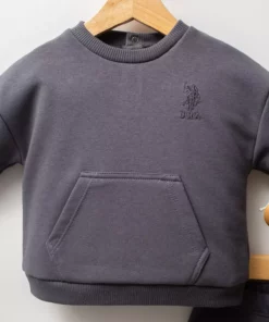 ست‌های بچه‌گانه خاکستری U.S. Polo Assn برای پسران برند U.S. Polo Assn. - 965844544