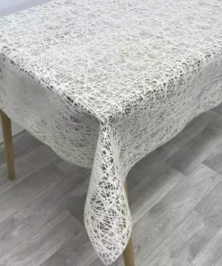 محصول: رومیزی مجلل و شفاف PVC با طرح بافت حصیری - کرم برند Genel Markalar - 120572678