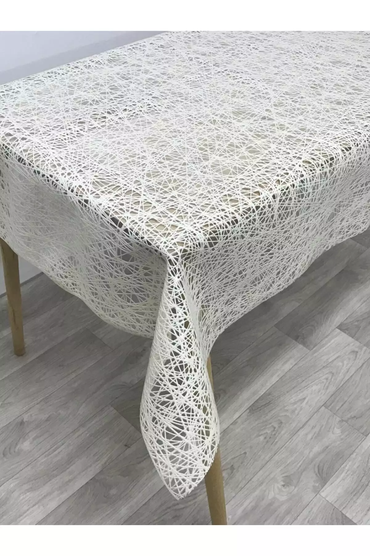 محصول: رومیزی مجلل و شفاف PVC با طرح بافت حصیری - کرم برند Genel Markalar - 120572678