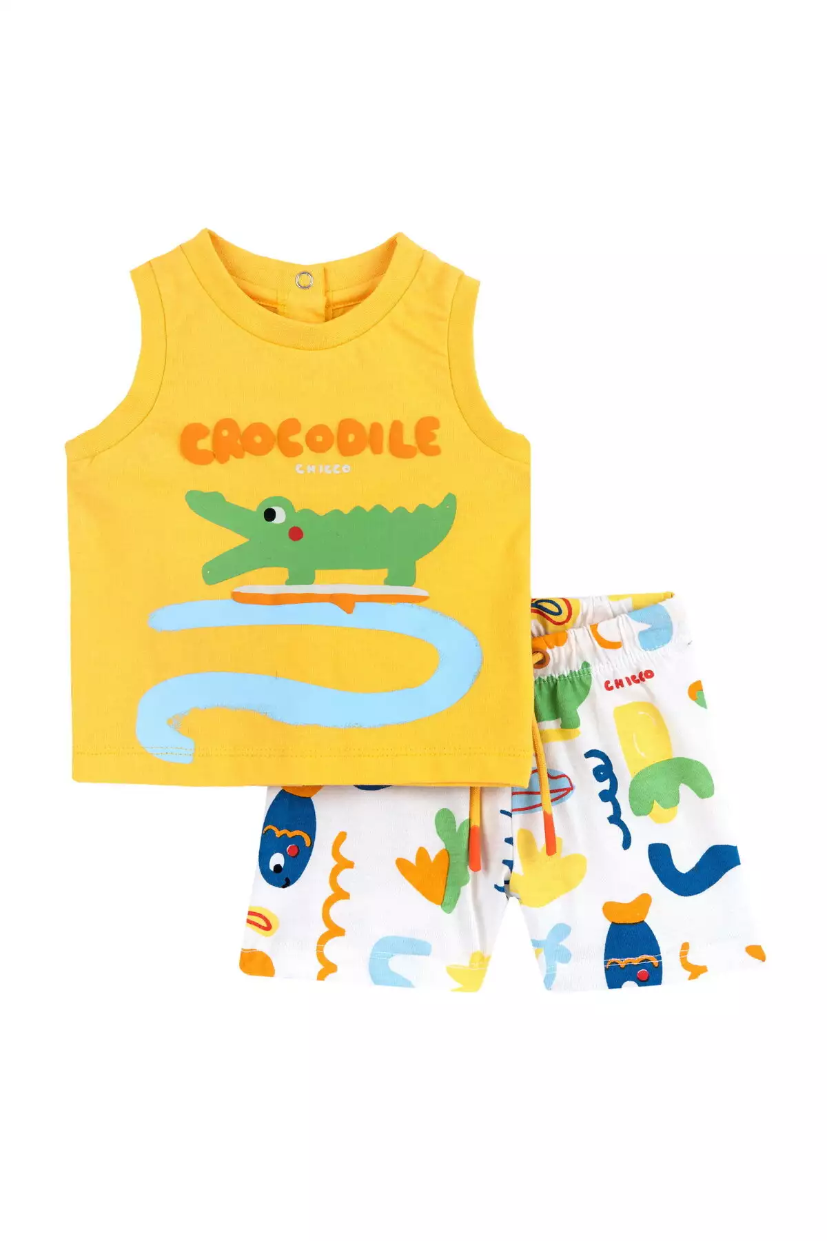 ست دو تکه / آستین کوتاه + شلوار برند Chicco - 904944269