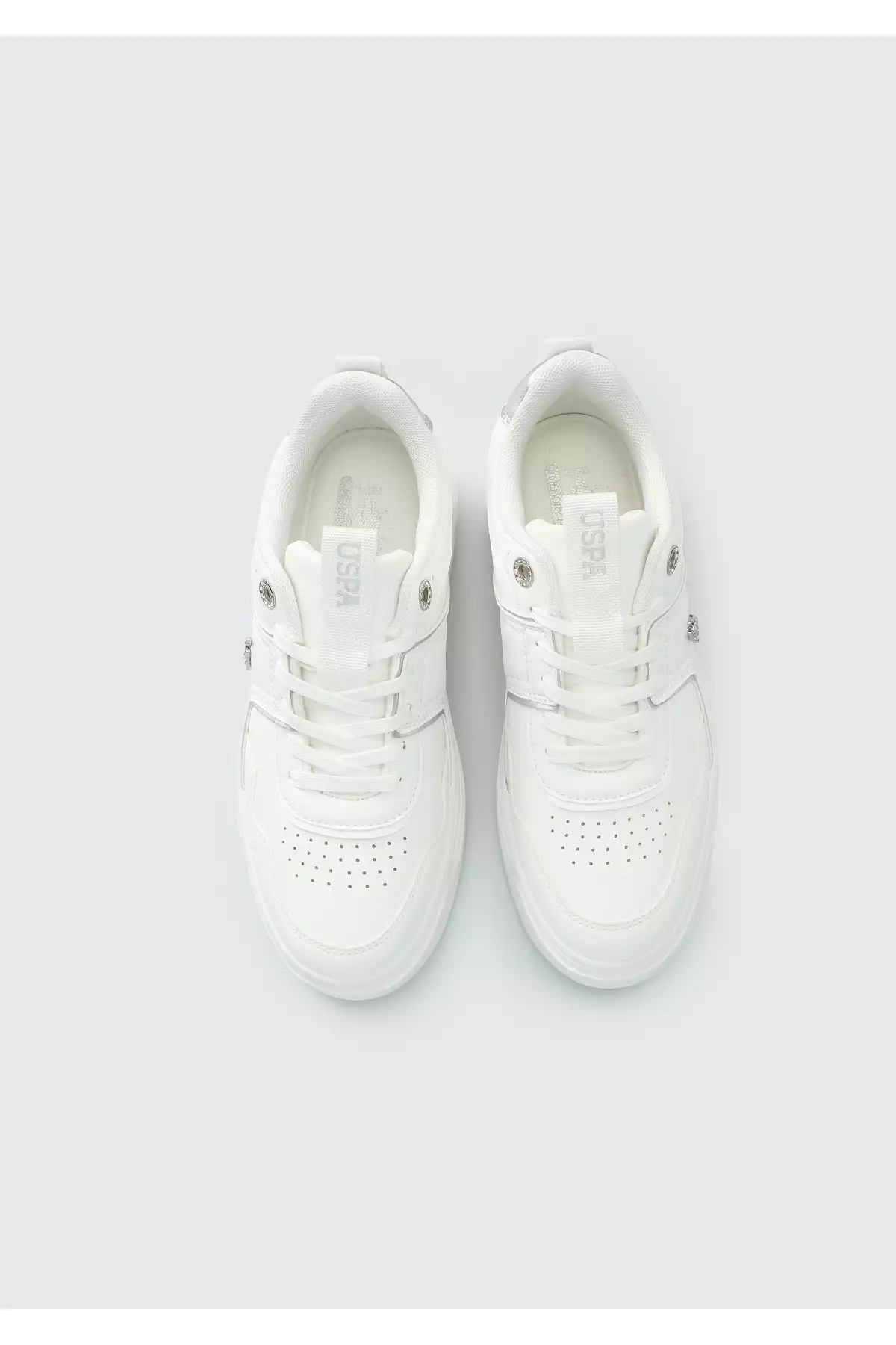 کفش ورزشی زنانه کلارک سفید برند U.S. Polo Assn. - 894018429