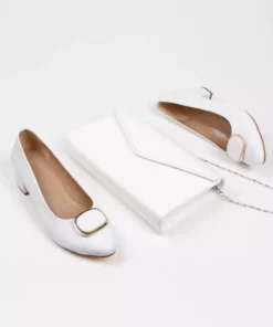 ست کیف و کفش روزمره زنانه با پاشنه کوتاه و بند دار برند DARUGA - 808529365