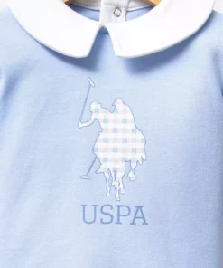 ست لباس نوزاد پسر به رنگ آبی برند U.S. Polo Assn. - 884229416