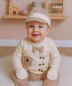 پاپیون‌دار ارگانیک پنج‌تایی خروجی بیمارستان 100% پنبه مردانه برند Pimadyo - 825627198