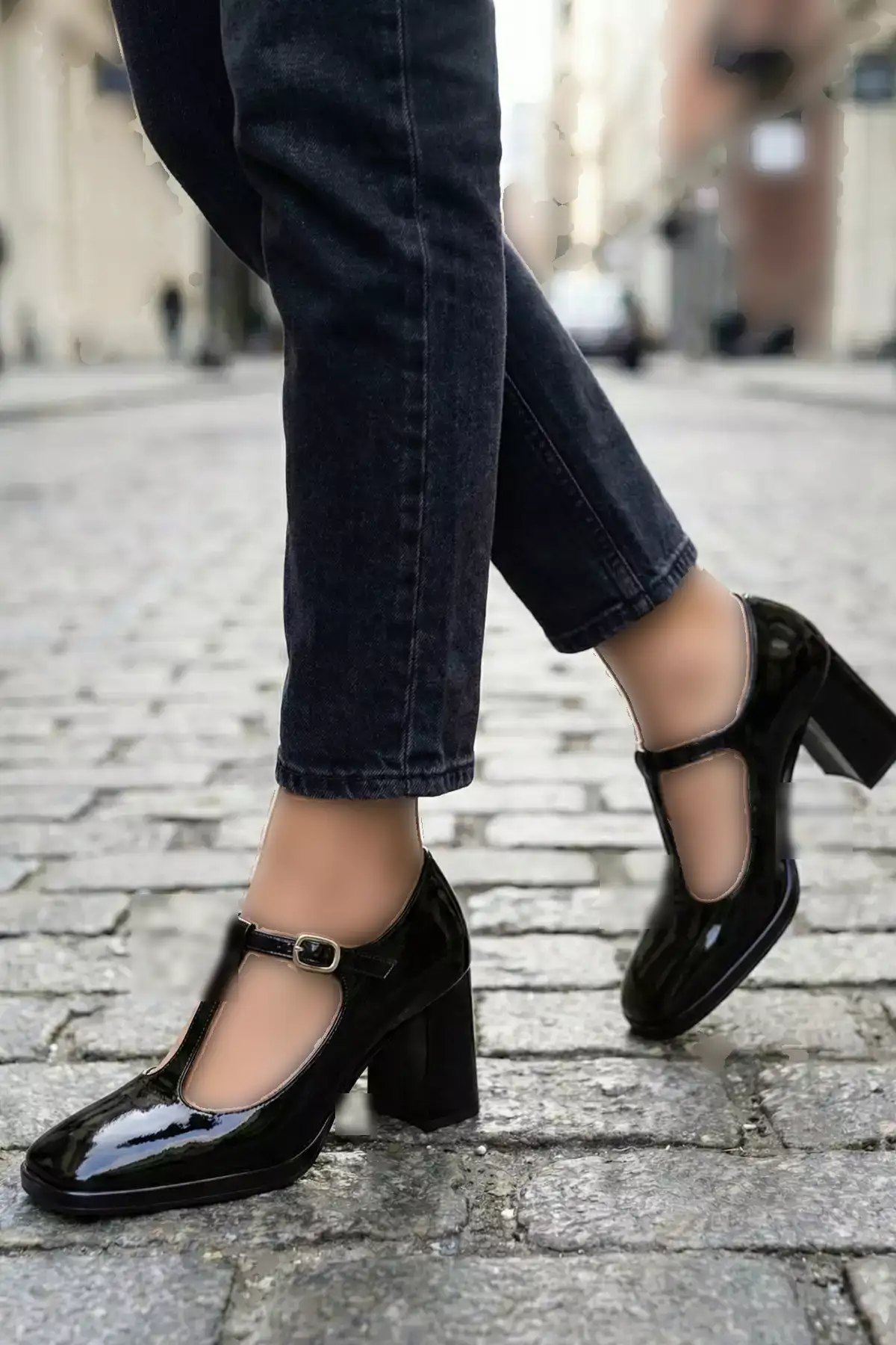 بوت زنانه 0 چرم طبیعی، کفش پاشنهبلند زنانه براق برند ALANCE - 1042487130