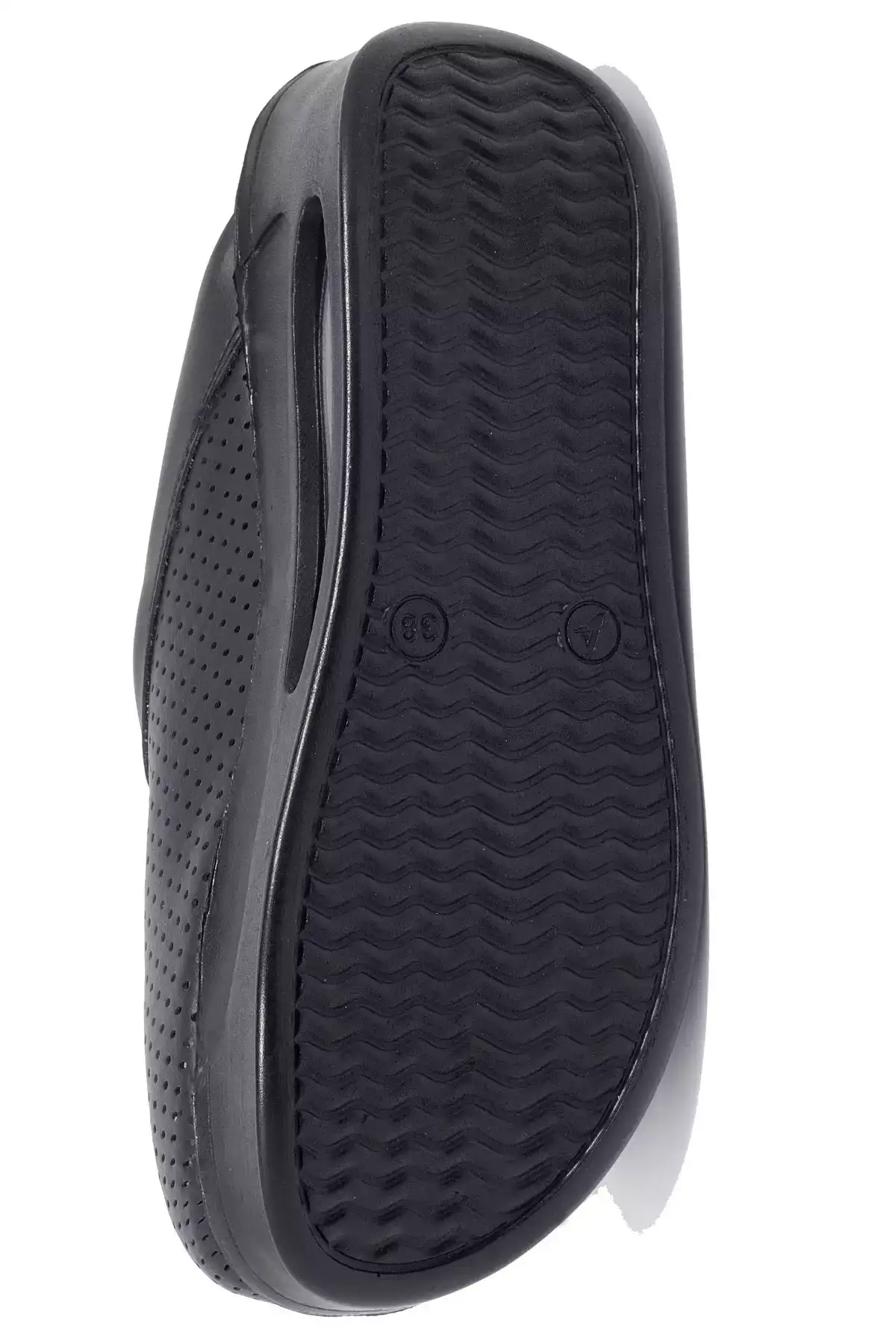 کفش مخصوص زنانه ایر مکس سیاه چرم طبیعی صندل ارتوپدیک برند Saboty - 1037933299