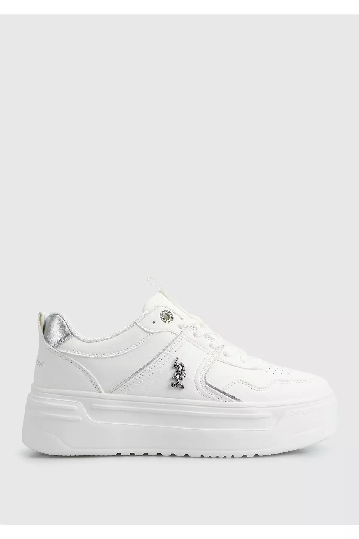 کفش ورزشی زنانه کلارک سفید برند U.S. Polo Assn. - 894018429