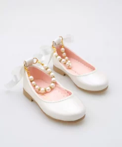 کفش لژیر دخترانه با مروارید از مچ پا برند Pabrik - 922280515