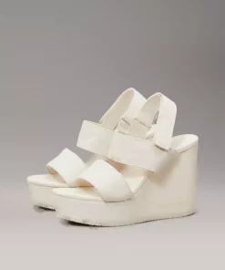 صندل پاشنه‌دار با بند وبینگ برند Calvin Klein - 929018809