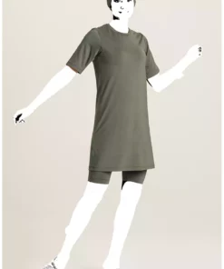 مایو کوتاه آستین برای استخر کد 22700-02 به رنگ سبز خاکی برند sefamerve - 837845361