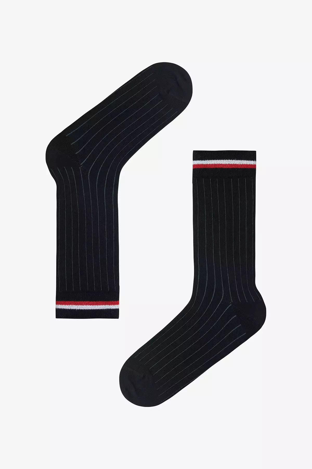 جوراب مچدار سهتایی خطدار خاکستری مردانه چندرنگ برند Penti - 976302453