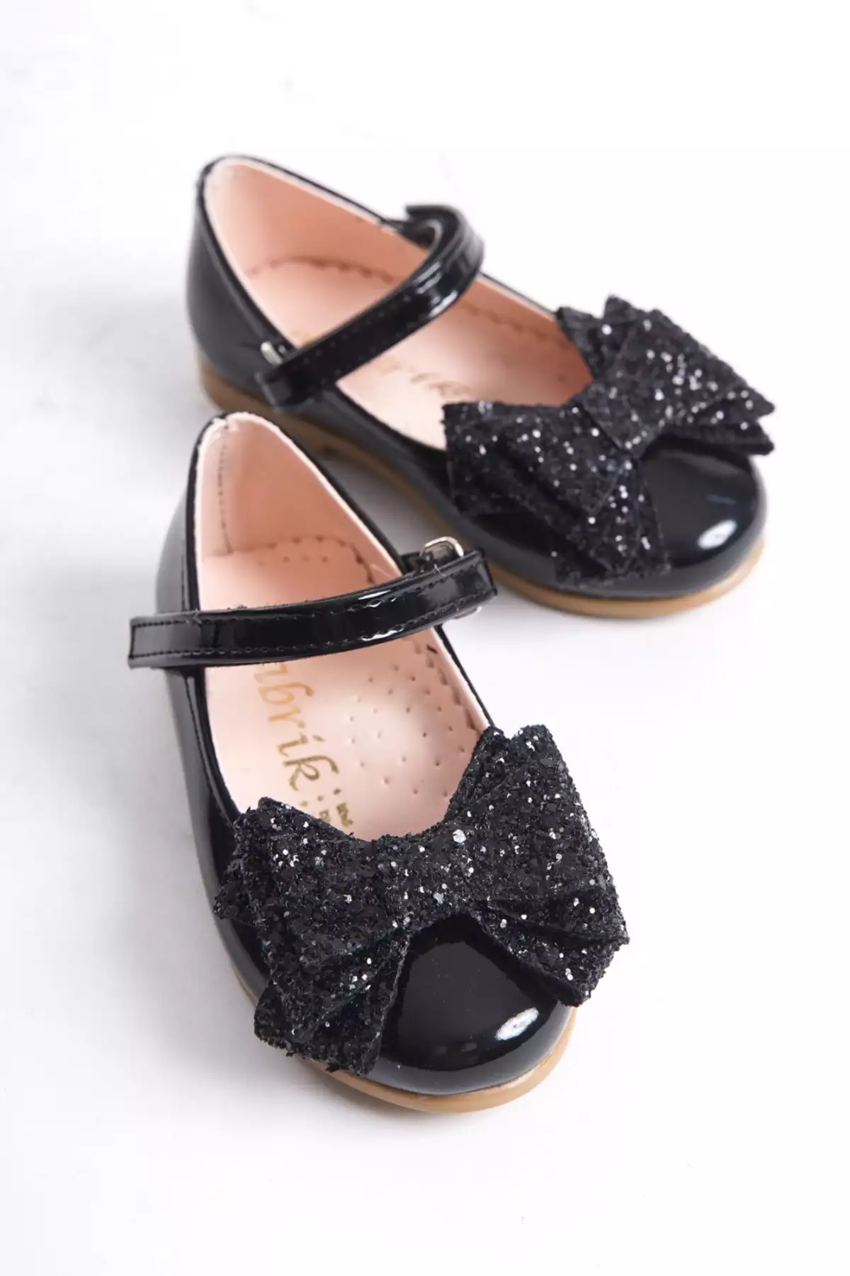 کفش ballerina دخترانه با سه کراوات مشکی برند Pabrik - 903709563