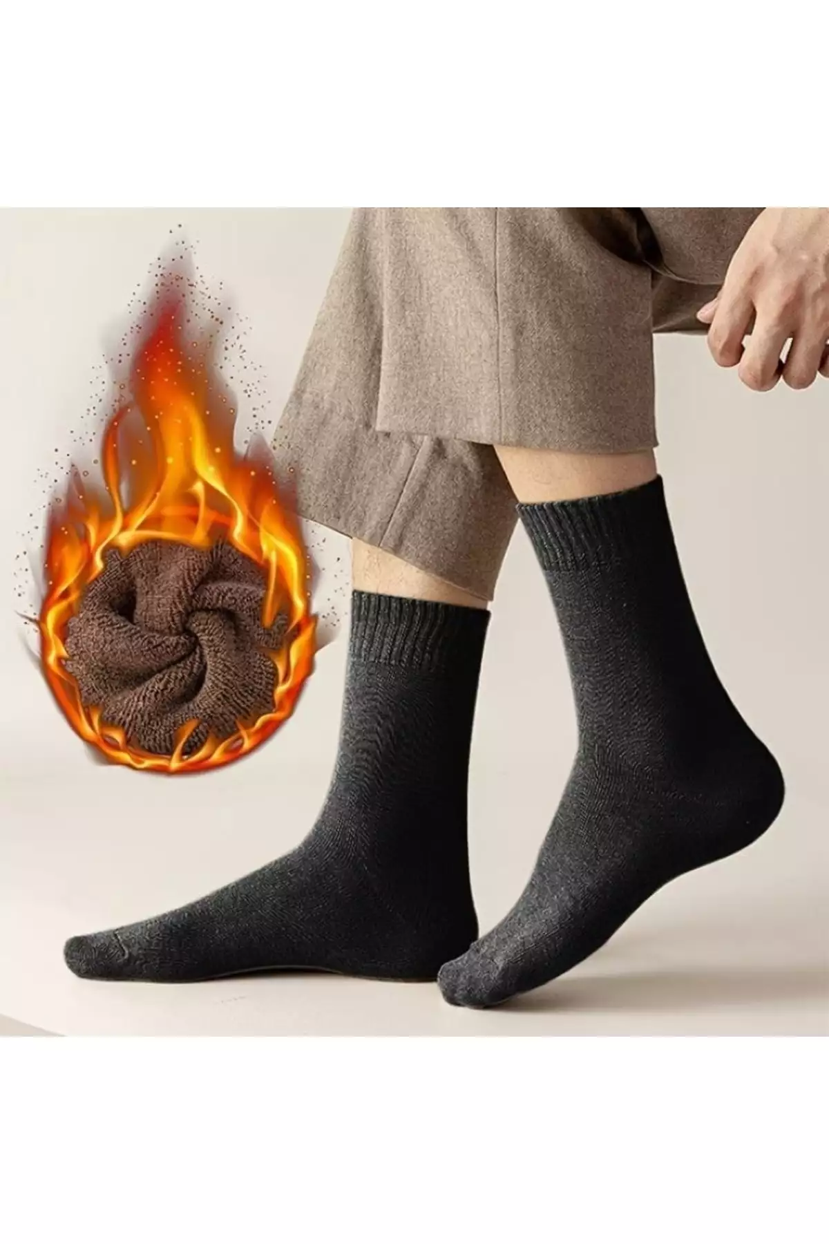 جورابهای حرارتی 5 جفتی تابستانی 5 عددی برند WORTHY SOCKS - 884494116