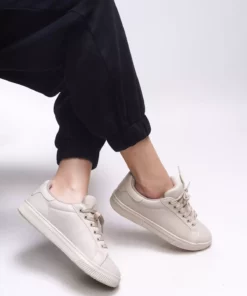 کفش ورزشی زنانه مشرونی مدل 0012601 رنگ بژ برند Riccon - 926396534