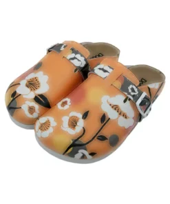 کفش راحتی زنانه از چرم مصنوعی نارنجی - طراحی رتروگراد برند Dogo - 816070810