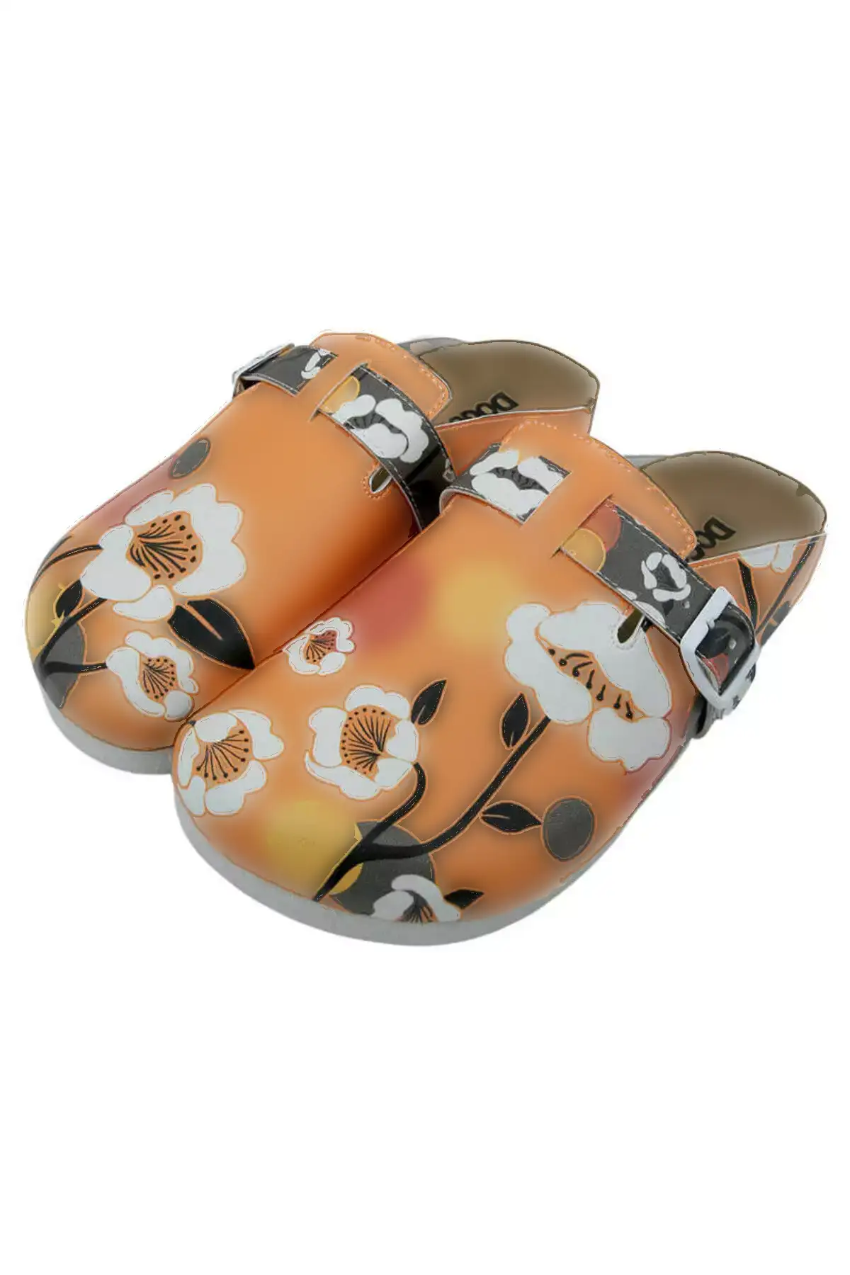 کفش راحتی زنانه از چرم مصنوعی نارنجی - طراحی رتروگراد برند Dogo - 816070810