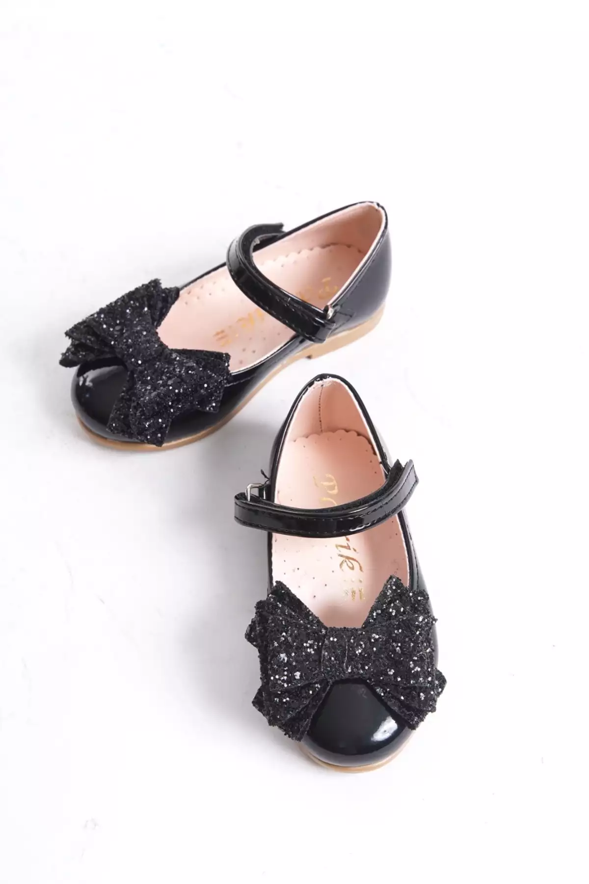 کفش ballerina دخترانه با سه کراوات مشکی برند Pabrik - 903709563