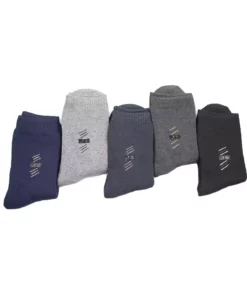 5 جفت جوراب مچی پشمی و نازک مناسب فصل زمستان با طرح‌های اقتصادی و از جنس پنبه برای آقایان برند çorapmanya - 754685240