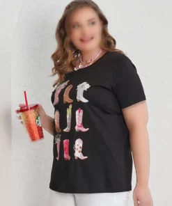 تی‌شرت نخی با طرح چاپی برند Büyük Moda - 928103437