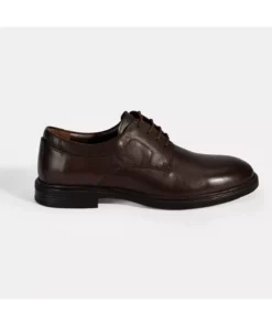 کفش مردانه قهوه‌ای کلاسیک چرم برند Desa - 978727771