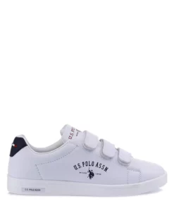 کفش ورزشی روزمره سفید با سه بند چسبی برند U.S. Polo Assn. - 149268305