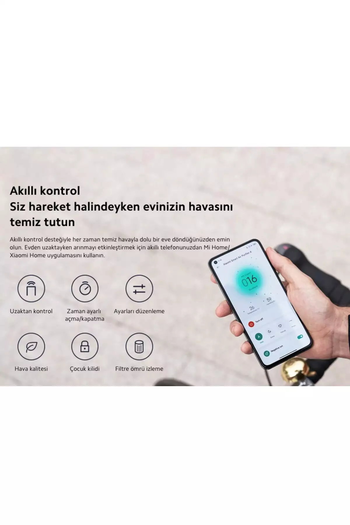 پاککننده هوای هوشمند ضد آلرژی با قابلیت پوشش 48 متر مربع، شکارچی ویروس و گرده، با اتصال Wi-Fi و کنترل صوتی، با لامپ هدایتی. برند Xiaomi - 835594180