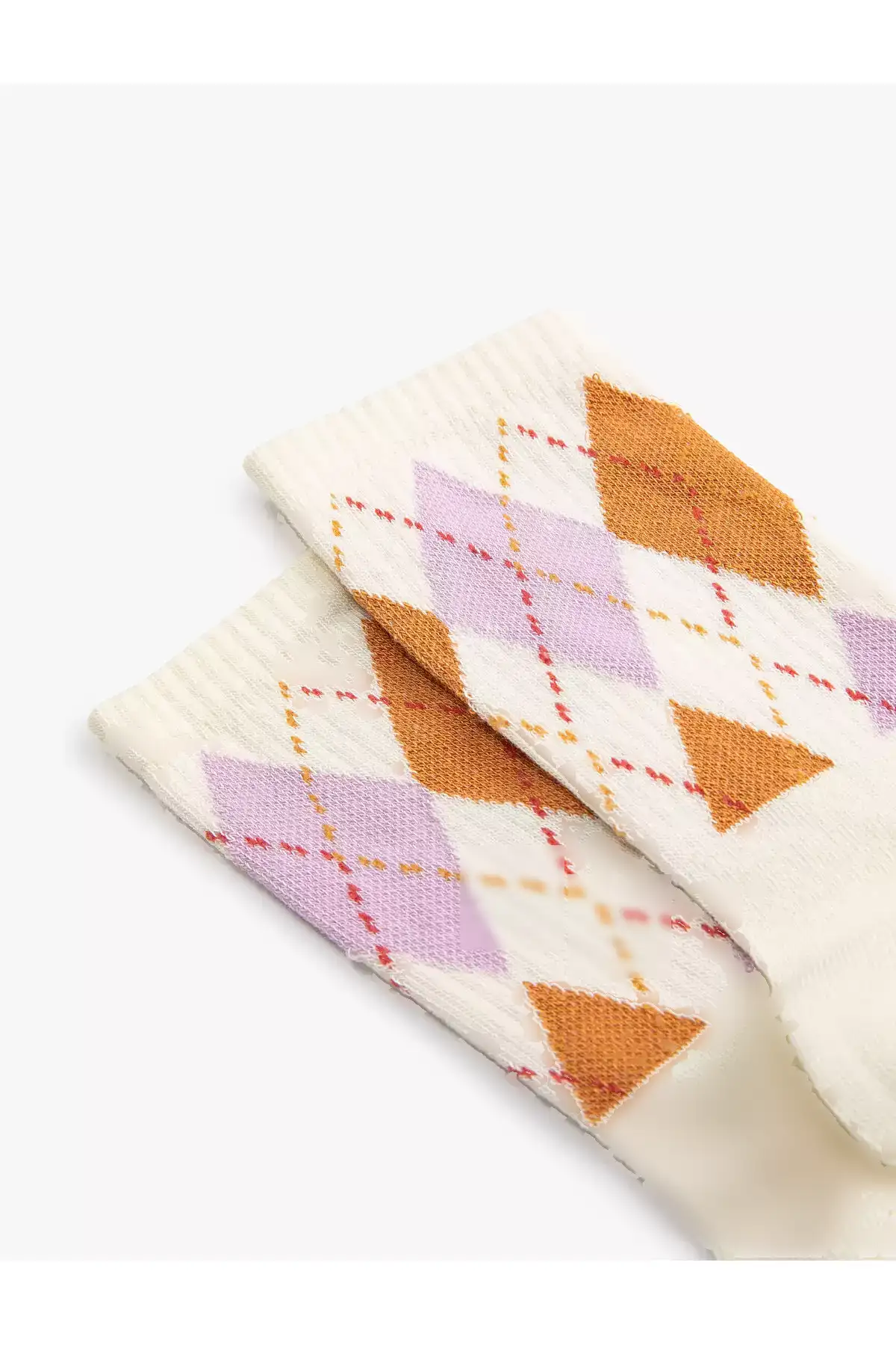 جوراب سوکت طرح هندسی برند Koton - 773202048