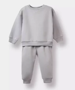 ست دو تکه پسرانه، سویشرت ساده و شلوار ورزشی E8430A525AU برند Defacto - 960188925
