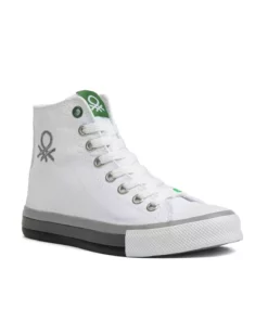 کفش ورزشی زنانه سفید و خاکستری مدل Bn-30189 - 3374 برند Benetton - 266764243