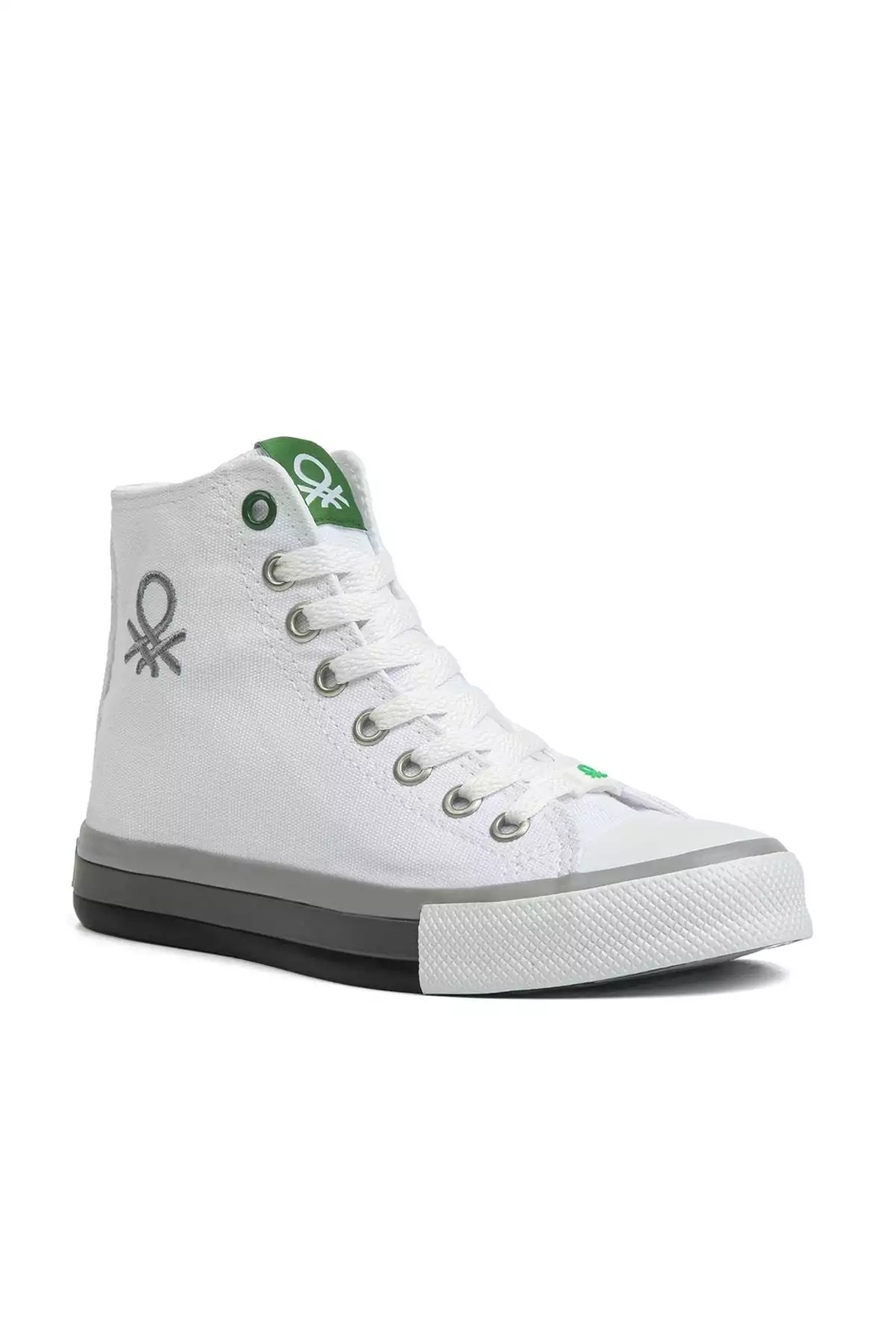 کفش ورزشی زنانه سفید و خاکستری مدل Bn-30189 - 3374 برند Benetton - 266764243