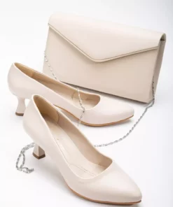 ست کیف و کفش پاشنه بلند باریک زنانه برند Akçetin Moda - 866190959