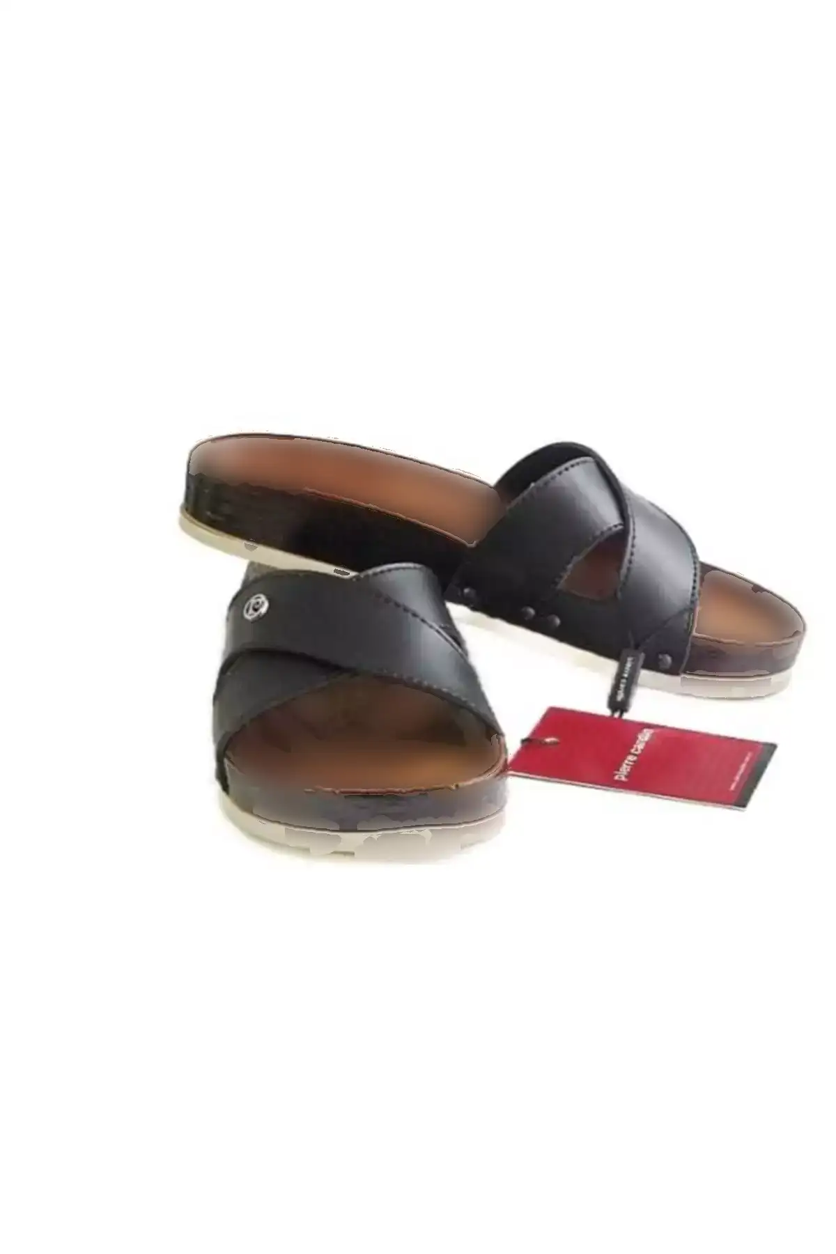 دمپایی زنانه ارگونومیک کد ۳۲۲۳-۱۲ با بند ضربدری برند Pierre Cardin - 255485715