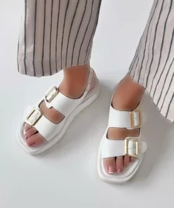 سندل زنانه دیور با پاشنه بلند و دو بند و قفل دار برند StWenn - 833611857