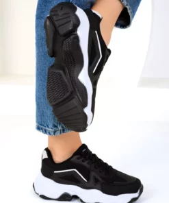 کفش ورزشی زنانه سیاه و سفید 18148 برند SOHO - 700576378