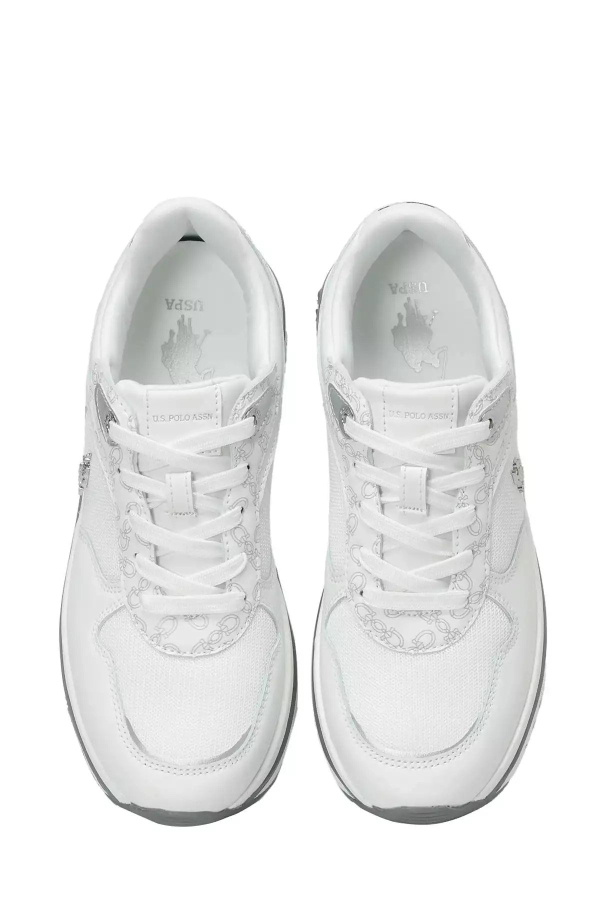 کفش اسنیکر زنانه با طراحی شیک و اورتوپدیک پاشنه بلند یواس پولو آسوسیشن برند U.S. Polo Assn. - 825469853