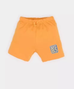 ست دو تکه پسرانه با تیشرت کوتاه آستین و شلوار کوتاه کش دار با طرح توپ برند Defacto - 922907245