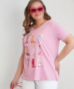 تی‌شرت پنبه‌ای با طرح چاپی برند Büyük Moda - 928103474