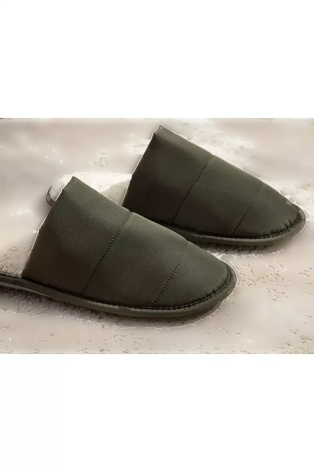 دمپایی زنانه فلی رنگ خاکی برند English Home - 449344190