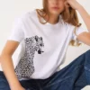 تی‌شirt پایه زنانه آستین کوتاه با طرح شیر 60602014 برند Bianco Lucci - 903981525