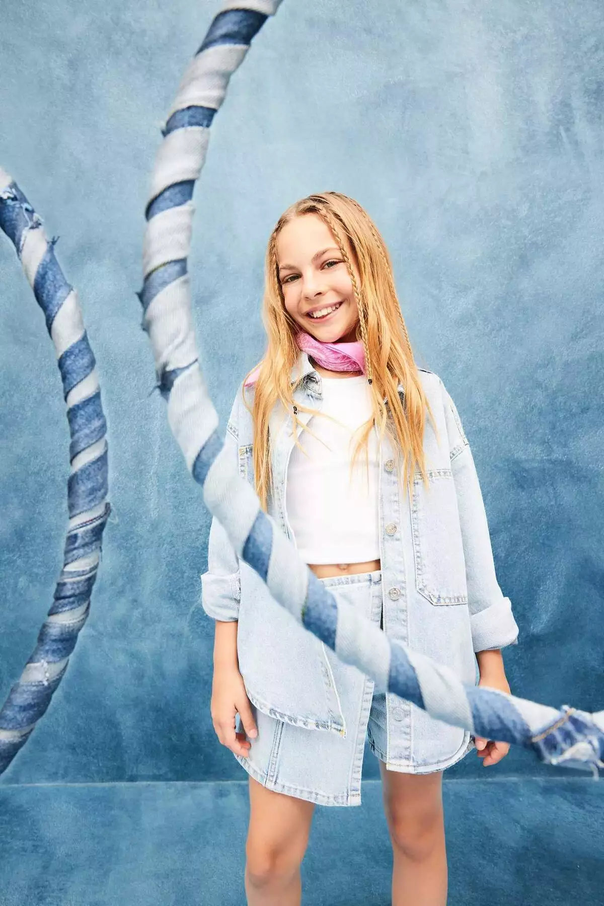 کاپشن جین دخترانه E9205A825AU برند Defacto - 965741555